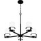 Quoizel Seymour Chandelier 5 Lights Matte Black SEY5026MBK - alternate 6